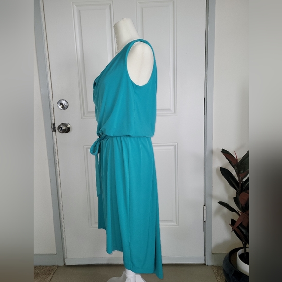 EUC Teal Dress size 10 - Picture 3 of 4